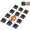 Black Rubber Feet 16PCS Self Adhesive Rubber Feet Bumper Pads Bumpers for Electronics Speakers Computers Keyboard PS4