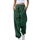 Joggers for Women Stretch Lightweight Tracksuit Bottoms Tapered Leg Drawstring Ladies Jogging Trousers Baggy High Waist Sweapants for Casual Hip Hop, Gym and Jogging
