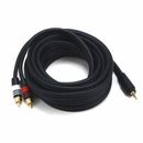 MONOPRICE 5600 A/V Cable, 3.5mm(M)/2 RCA(M),15ft