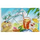 ANLEY Fly Breeze 3x5 Foot It's 5 o'Clock Somewhere Flag - Vivid Color and UV Fade Resistant - Canvas Header and Double Stitched - Sandy Beach Flags Polyester with Brass Grommets 3 X 5 Ft