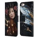 Official Brigid Ashwood Unlocked 2 Steampunk Leather Book Wallet Case Cover Compatible for Apple iPhone 6 Plus/iPhone 6s Plus