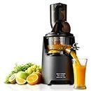 Kuvings Evo820 Black Professional Cold Press Whole Slow Juicer, World's Only Juicer With Patented Rubber & Silicon-Free Technology, All-In-1 Fruit & Vegetable Juicer (Evo820 Black) - 240 Watts