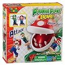 Epoch Games Super Mario Piranha Plant Escape! - Tabletop Action Game for Ages 4+ with 2 Collectible Super Mario Action Figures