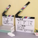 Tablero de aplausos de película director de filmación tablero de clapboard foto utilería para aire acondicionado
