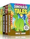 Dinosaur Tales Collection (4 Books in 1): 20 Short Stories, Fun Games, Hilarious Jokes for Kids, and More! (Fun Time Reader Bundle Book 5)