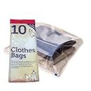Store & Protect Zip Seal Clothes Bags, Pack of 10 - Protects from Moths and Dust (1)