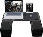 Couchmaster® CYBOT - Ergonomic Lap Desk for Notebooks or Wireless Equipment, Including Pillows, Mousepad