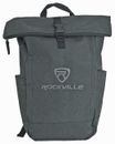Rockville RPAK Charcoal Stylish Durable Backpack Bag w/ Padded Laptop Pocket