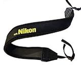 Cam Cart® Camera Durable Rubber Shoulder Neck Strap for DSLR Strap for Nikon