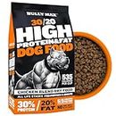 Bully Max High Performance Dry Dog Food for All Ages - Super Premium High Protein Puppy Food for Small & Large Breed Puppies & Adult Dogs (535 Calories Per Cup for Muscle & Weight Gain), 40 lb. Bag