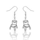 ACNH Video Game Inspired Gift Froggy Chair Dangle Earring AC Merchandise for Froggy Chair Lover, Metal, stainless steel