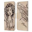 Official Brigid Ashwood Unlocked Steampunk Leather Book Wallet Case Cover Compatible for Apple iPhone 6 Plus/iPhone 6s Plus