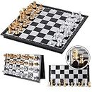Travel Magnetic Chess Set (9.9 Inches) - Folding and Portable Board Game Perfectly Travel-Sized,Complete Playing Pieces Included in Set