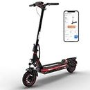 EVERCROSS A1 Electric Scooter - 800W Motor Up to 28MPH & 31Miles, 10'' Honeycomb Solid Tires, Portable Folding Commuting Electric Scooter Adults with Dual Braking System and App Control