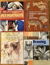Learn To Draw Animals Pets Lifelike Drawing Portraits Cat Dog Birds Books Lot