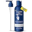 Gloves In A Bottle Shielding Lotion - Great for Dry Itchy Skin! Grease-less and Fragrance Free! Second Skin for Hands & Body (8oz) with Pump