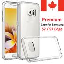 Premium Clear  Case Back Cover For Samsung Galaxy S7 & Galaxy S7 Edge