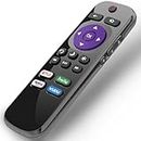 Gvirtue Replacement Remote Control Compatible for All Onn Roku Smart TV, Universal for Onn Roku TV Remote, Onn 24” 32” 43” 40” 50” 55” 58” 65” 70” Roku TV with Netflix Hulu Roku-Channel Vudu Button
