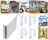 Authentic Wii Console + GameCube Compatible + OEM Remotes + US Seller