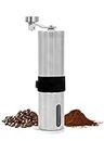 Granny's Kitchen Hand Coffee Beans Grinder in Stainless Steel with Ceramic Mill (Continuous Adjustment) - Portable Coffee Mink
