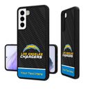 Los Angeles Chargers Personalized EndZone Plus Design Galaxy Bump Case