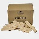 Log-Barn Kiln Dried Kindling 2kg (approx) box, perfect for starting fires of all types, open fires, stoves, BBQ & pizza ovens camping fire accessories