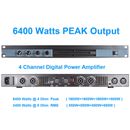 Amplificador de potencia digital de 4 canales MiCWL 6400W 4x850 vatios unidad altavoces de audio
