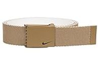 Nike Men's New Tech Essentials Reversible Web Belt, Khaki/White, One Size