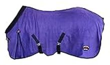 CHALLENGER 82" Horse Soft Fleece Cooler Contoured Exercise Blanket Liner Sheet Purple 43F12
