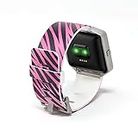 RJWprint Replacement Strap for Fitbit Blaze - TPU Silicone Sport Wristband Printed Design for Women