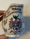 Antique French Samson Porcelain Sauce Boat Chinese Export Armorial Famille Rose