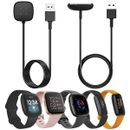 1M USB Charger Charging Cable For Fitbit Versa 4 3 Sense 2 Inspire 2 3 HR Ace 2