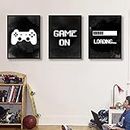 NETIVA Gaming Wall Art Canvas Painting Kids Boys Video Game Posters and Prints Gaming Room Decor Decoración de pared Picture Child Playroom-30X40Cmx3 Sin marco