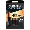 Duracell Optimum AA Alkaline Battery (4-pack)
