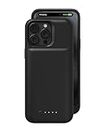 Mophie Juice Pack iPhone 15 Pro Max Battery Case - Legendary Power & Protection - Up to 50% Extra Battery, 6ft Drop Safety, Eco-Friendly Design, Black