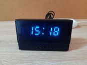 Soviet table electric clock alarm ELECTRONICA 1980-90s USSR.