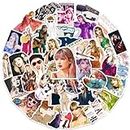 50Pcs Different Stickers for Singer Taylor Swift Fans Lovers.Singer Taylor Swift Stickers for Kids, for Laptop Bumper Helmet Ipad Car Luggage Cup Water Bottle Computer Mobile Phone (C)