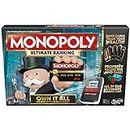 Monopoly Game: Ultimate Banking Edition Board Game, Electronic Banking Unit,Fantasy Game for Families and Kids Ages 8 and Up(Multicolor,Pack of 1)