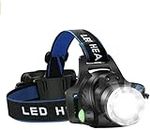 Craftisha LED Headlamp Flashlight, Motion Sensor USB Rechargeable Led Headlights, Super-Bright Cree T6 LED Waterproof Head Torch with 4 Modes, Induction Adjustable Work for Camping, Fishing, Running