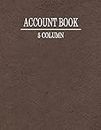 5 Column Account Book