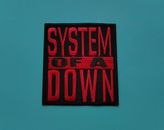 Costura de música rock/parche bordado de hierro:- System Of A Down (b)