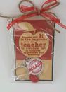 World's Best Teacher Key ring Great Teacher Gift Rhinestone Apple Charm