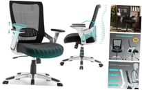 Ergonomic Office Desk Chair, Mesh Computer Gaming Chair with Silver Black