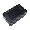 Electronic Spices Pack of 1 Plastic Enclosure Box (62 X 107 X 38) MM for Adapter and Electronic Projects (Black)
