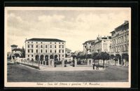 Ansichtskarte Udine, Casa del Littorio e giardino A. Mussolini 