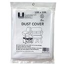 Uboxes Furniture Covers Protect Your Furniture with Our Versatile 10' x 20' dust Cover, Clear