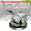 Car Dashboard Aircraft Decoration Solar Air Freshener Aromatherapy Diffuser 
