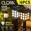 CLORA Solar Pathway Lights Outdoor Garden Yard Decor Landscape Patio Lawn Lamp