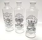BENDITA AGUA Botellas DE Cristal 1 litro Colección Intrepidos (3 Piezas)