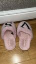 Victoria Secret Pink Slip On Slippers 